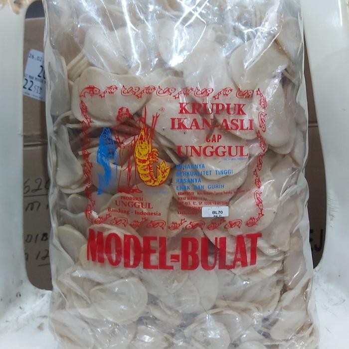 

Krupuk Ikan Asli Cap Unggul Netto 5 Kg