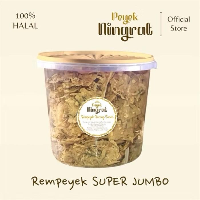

Peyek Ningrat - Rempeyek Premium Semua Varian (Super Jumbo) Peyek Kacang Tanah Peyek Teri Medan