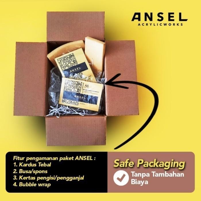 

Tempat Brosur Akrilik Dinding Gantung Holder - 3 Kantong A5 - Tipe D3