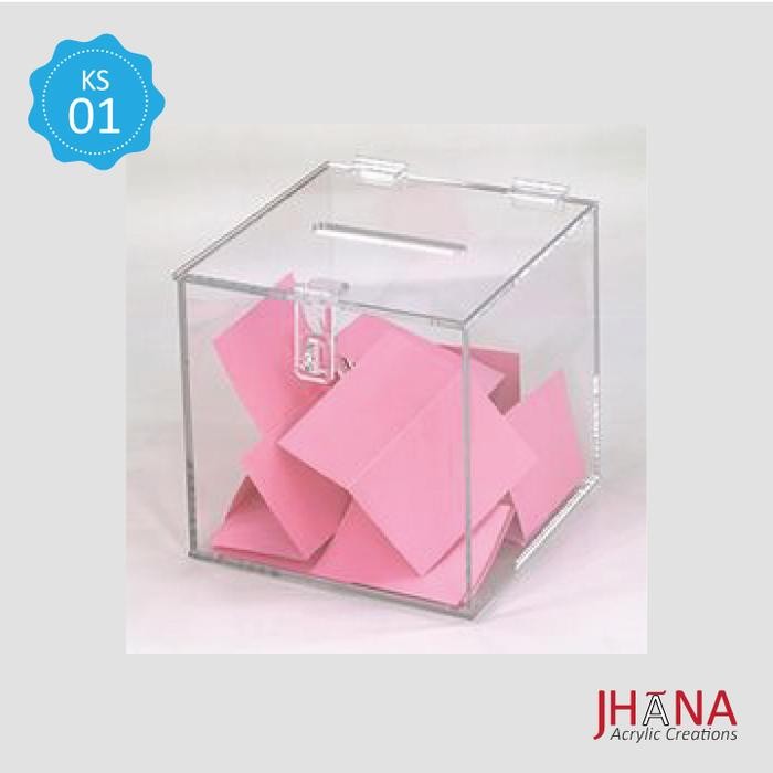 

Kotak Amal/ Infaq/ Kotak Saran Akrilik / 3 Mm Clear