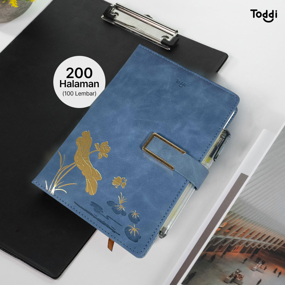 

Toddi Buku Jurnal Leather Notebook Diary A5 80GSM 200 Halaman - TD663