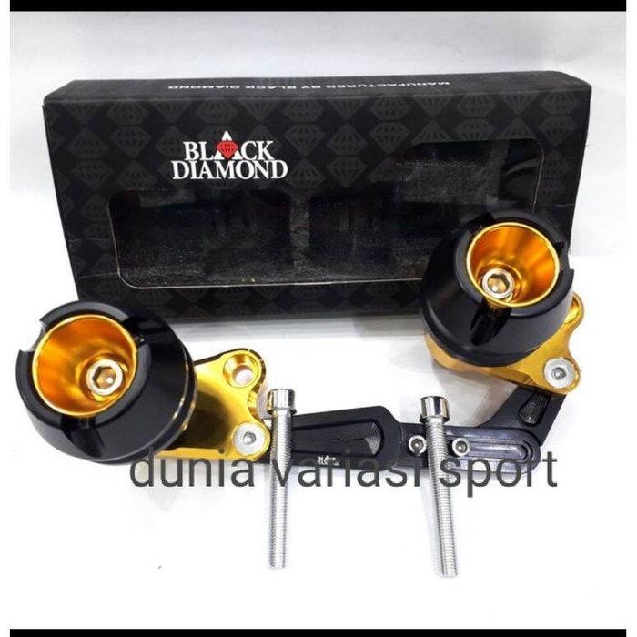 Jalu Knalpot Pelindung Knalpot / Slider Knalpot Nmax 2020 Black Diamond