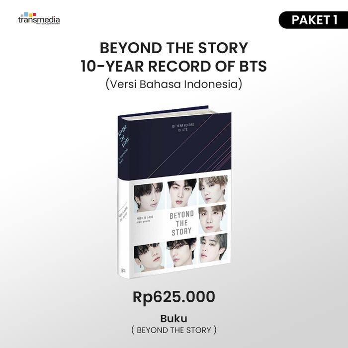 Buku Beyond The Story : 10-Year Record Of Bts ( Bahasa Indonesia)