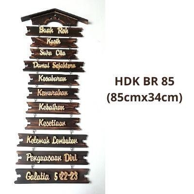 Hiasan Dinding Kayu Rohani Buah Roh 85