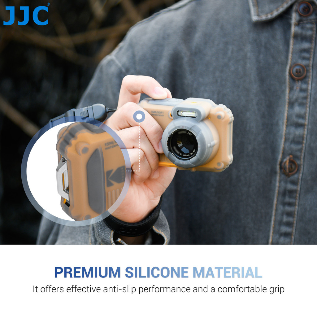 Camera Soft Silicone Case for KODAK PIXPRO WPZ2 Anti-Scratch Fit Lightweight Protective Case