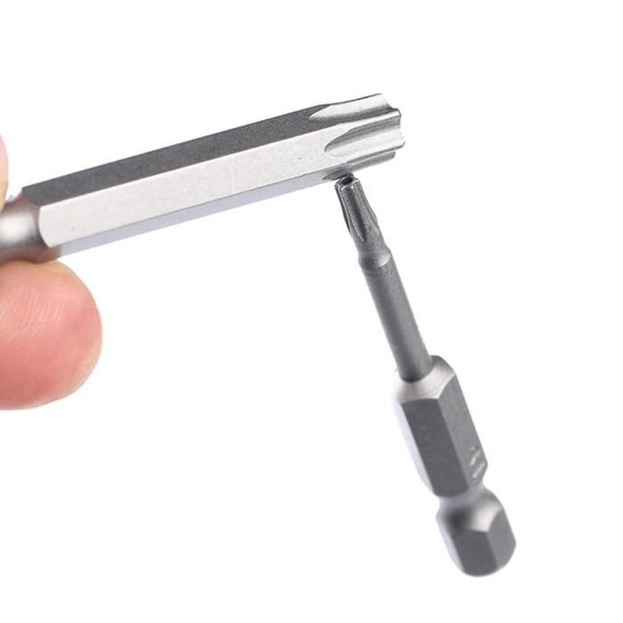 READY Mata Obeng Bor Kunci Bintang Torx Set + Ratchet Mini Hex Shank Magnetic Torx Bits