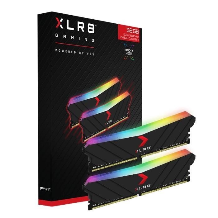 Cuci Gudang Memory Ram Pny Xlr8 Gaming Epic-X Rgb Ddr4 Pc25600 3200Mhz 16Gb/32Gb