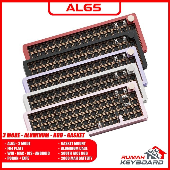 MSOD Mechanical Keyboard - Sugar65 - 65% - Gasket - South Rgb - Aluminum