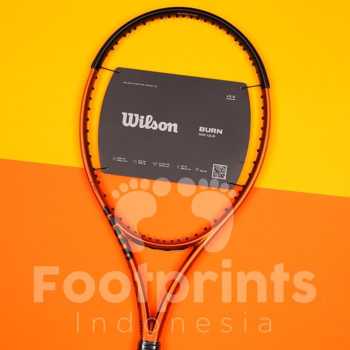 Raket Tenis Wilson Burn 100 ULS V5 2023 Tennis Racket 260 gr Original