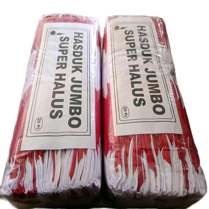Hasduk Pramuka Jumbo/Kacu Pramuka Jumbo(20)pcs / Syal Pramuka Jumbo Kain Katun Fashion