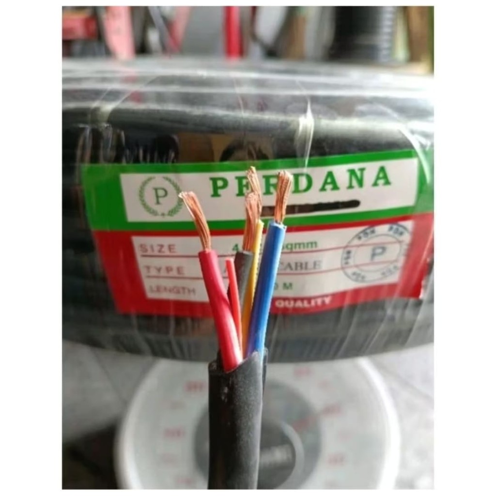 Kabel speaker 4x2,5 Perdana Sound System meteran (1 Meter) / audio kabel