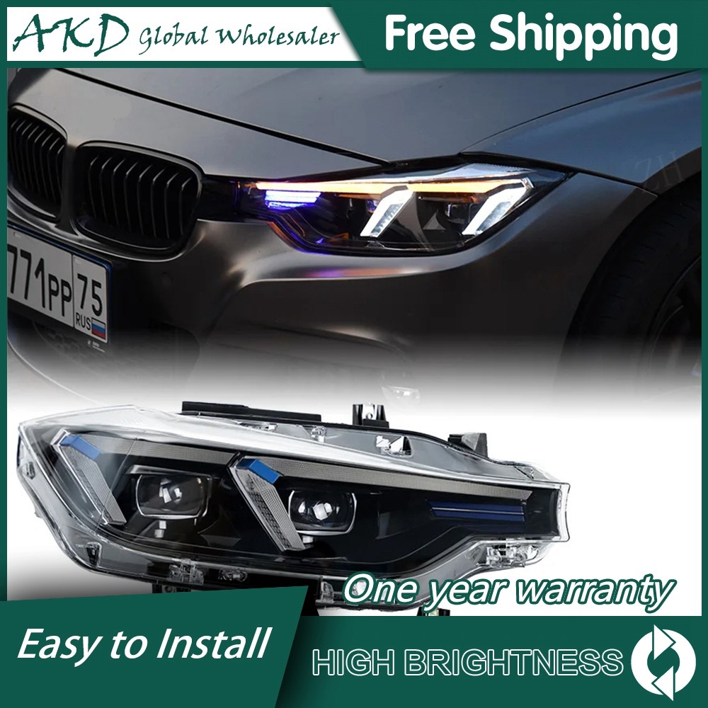Car For BMW F30 F35 2013–2018 Headlights DRL Hella LED Bi Xenon Bulb