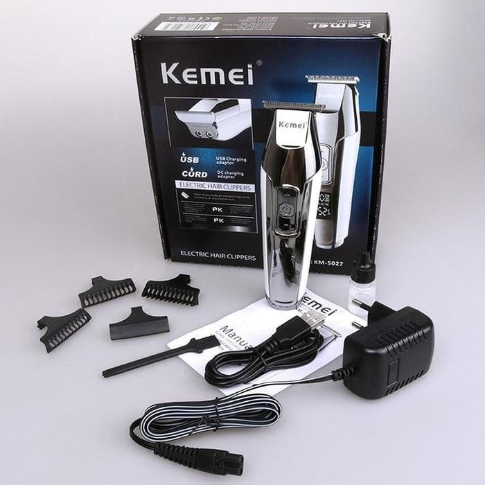 Kemei Km 5027 Trimmer Kemei Km 5027 Mesin Cukur Rambut Profesional