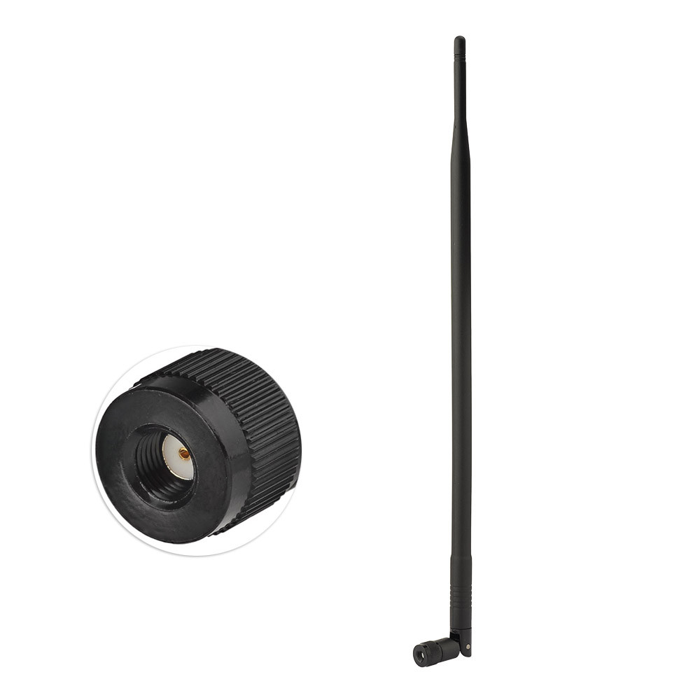 Superbat 9dBi 4G LTE External Antenna 698-960MHz 1710-2700MHz RP-SMA Male(Female In) Omni-directiona