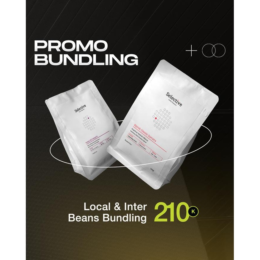 

Bundling Manual Brew / Filter Roast, Roasted Beans 2 Pax