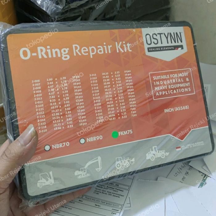 Populer Oring Service Set Ostynn Viton 75 O - Ring Karet Seal / Oring Box