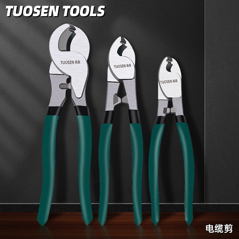 Tuosen Hardware Tools 6-inch 8-inch 10 inch Cable Wire Breakers Manual Effortless Cable Scissors Cab