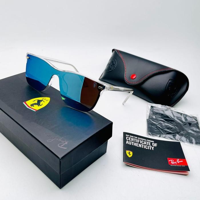 new kacamata sangglass hitam RAYBAN006 edition FERRARI 7720 polarized + UV400 antiradiasi / kacamata