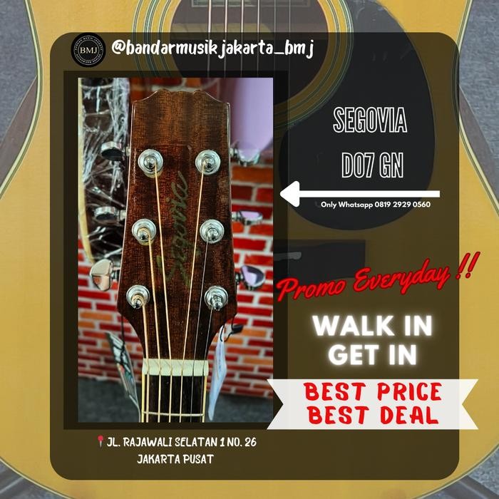 Segovia Acoustic Guitar D-07Gn