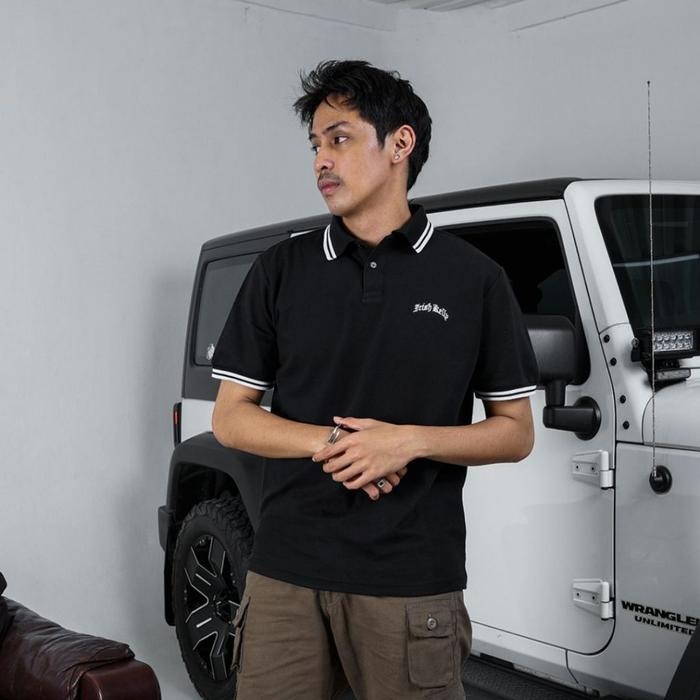 IRISH KELLY Polo Shirt Black