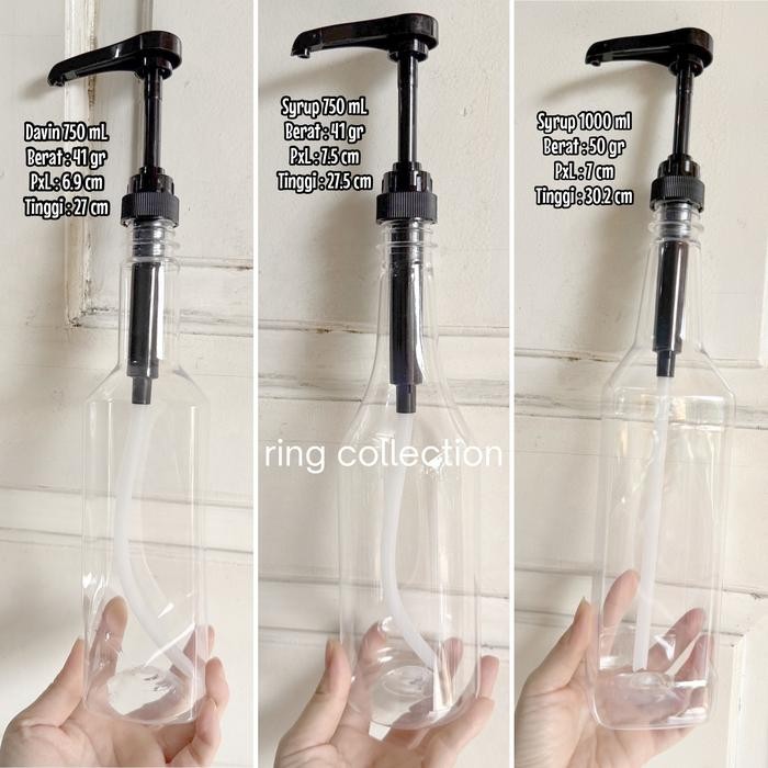 

NWFK Botol Syrup 750 Ml Pump Angsa Botol Sirup 750 Ml