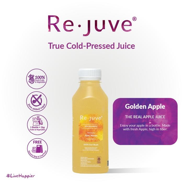 

8SXE Re.Juve - Golden Apple 250 Ml (Cold-Pressed Juice/ Jus)