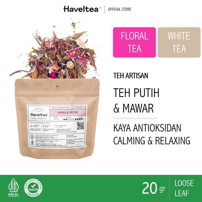 

8SXE Amala Rose Small Pouch Haveltea Teh Putih Mawar Loose Leaf
