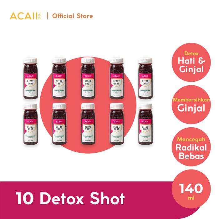 

8SXE Acaii Tea 10 Detox Shot Package (10X125Ml)
