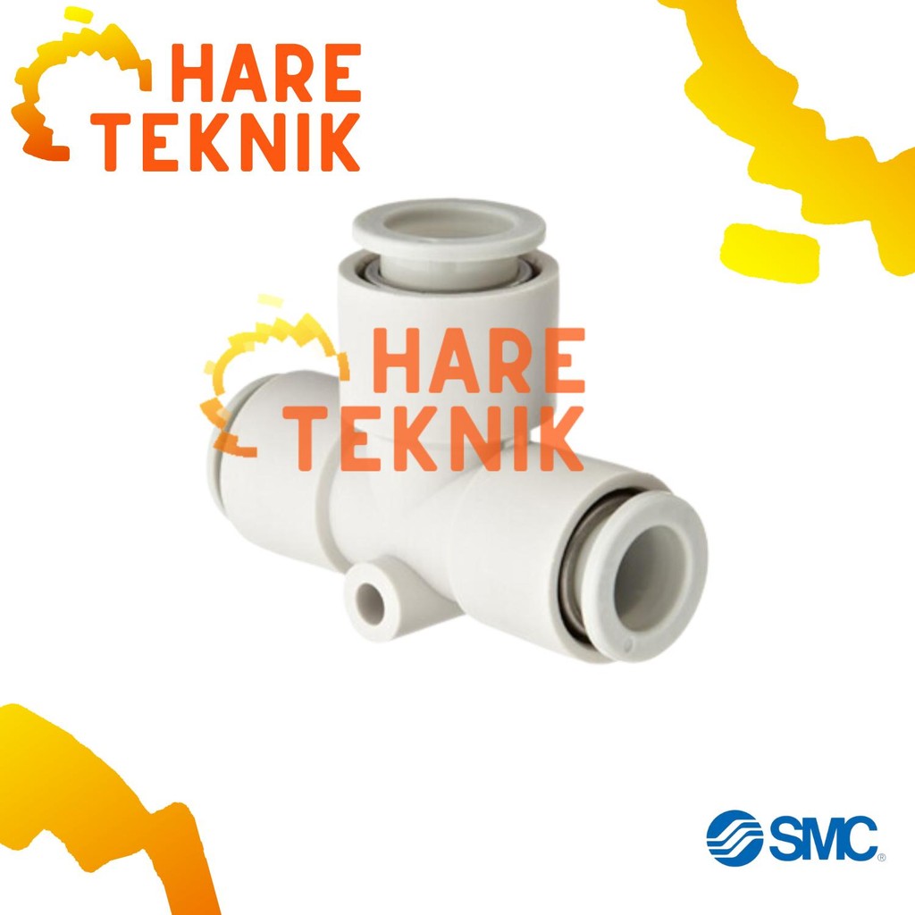 KQ2T 08-00 Fitting Tee Slip Lock Selang 8mm x 8mm x 8mm SMC