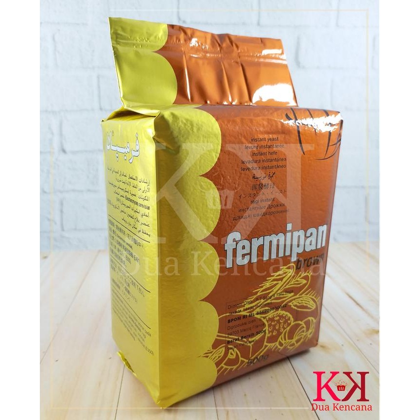 

(Rnd) - Ragi Yeast Ragi Kering Fermipan Brown 500 Gr