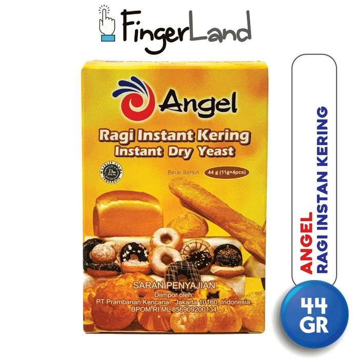

Ready Angel Instant Yeast Sachets 11 Gram Ragi Instan Kering 4 Pcs