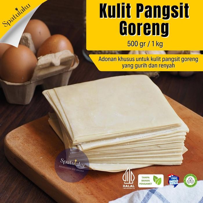 

Ready Kulit Pangsit Goreng 1 Kg / Batagor / Dimsum / Serbaguna Dan Murah