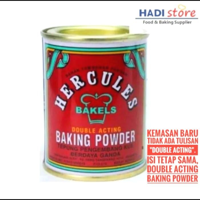 

Ready Baking Powder Double Acting Bakels Hercules 110 Gr