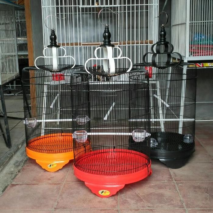 Kandang Burung Besi Bulat Jumbo Diameter 42Cm Inport