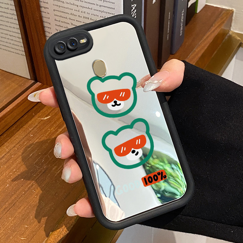 Casing Hp OPPO A7 OPPO A5s OPPO A12 OPPO A12S A11k Case Casing HP pola Beruang keren Kesing Cesing c