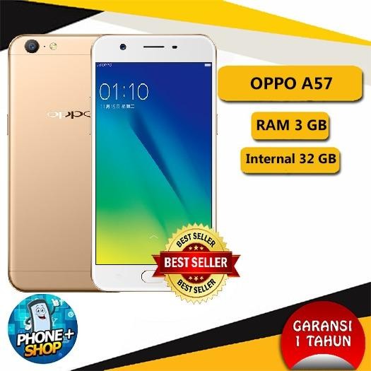 X61_ Oppo A57 Ram 3Gb Internal 32Gb Garansi 1 Tahun