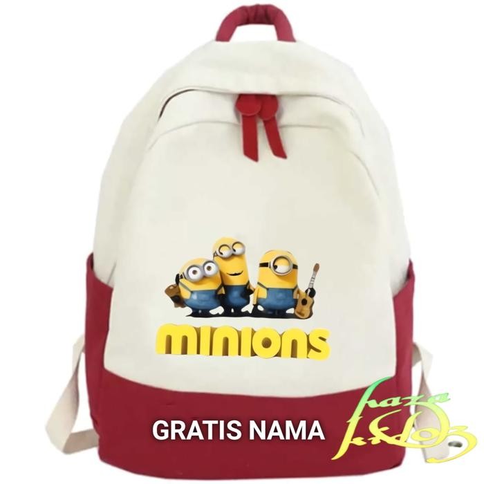 Tas Sekolah Anak Tk/Sd Backpack Karakter Minion