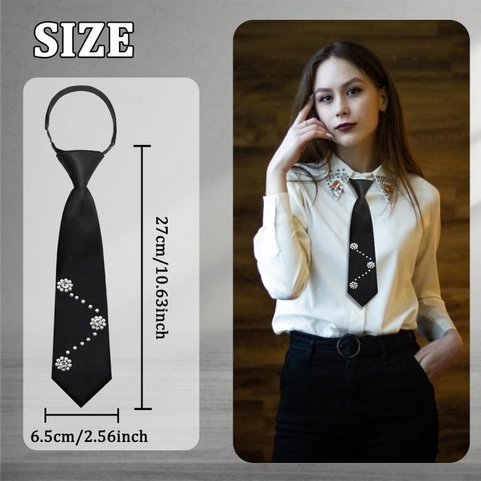 Dasi Hitam Y2k Dasi Hitam Necktie Korea Design Korea Japan Style Jk *