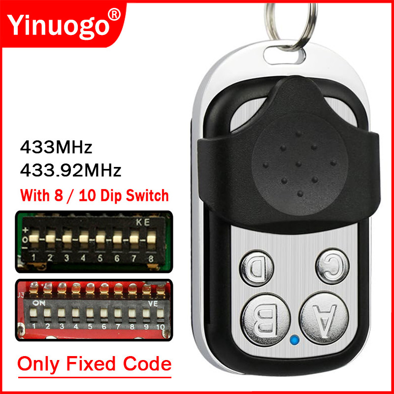 433MHz Universal Garage Door Remote Control Duplicator 433.92MHz