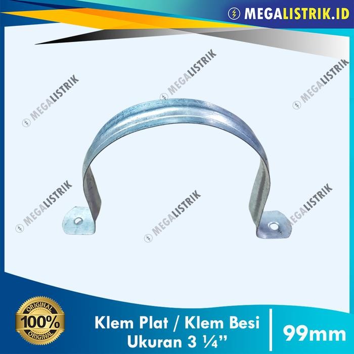 

New Item! Klem Plat 3 1/4" / Klem Besi Seng / Klem Pipa 99mm / Klem Omega 3 1/4 Low Price