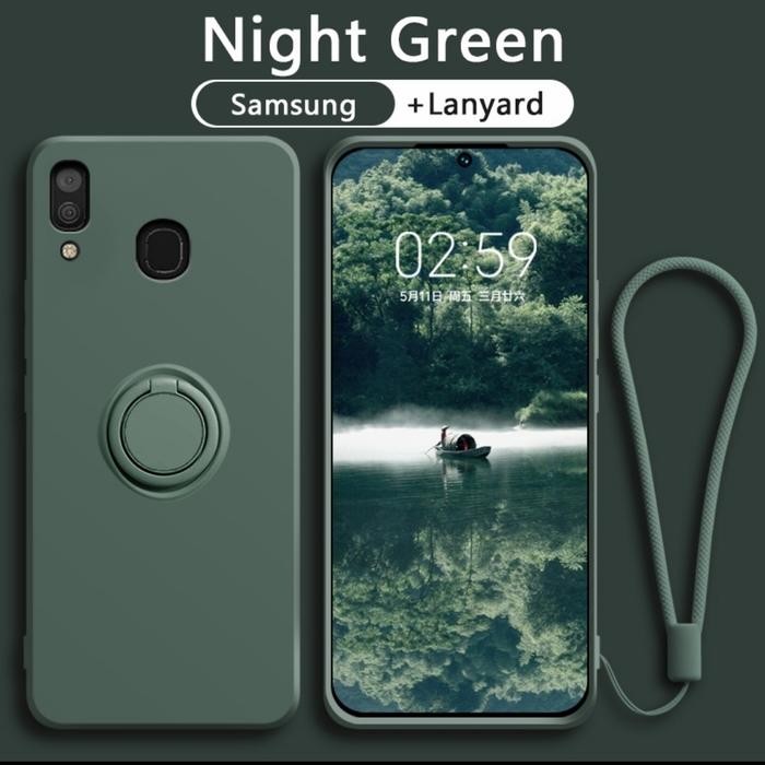 CASE SAMSUNG GALAXY A70 A20 A30 A50 CASE RING SILIKON MIRCOFIBER COVER