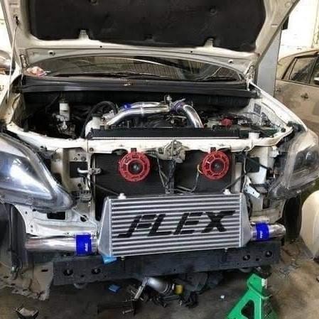 Flex Intercooler Medium Core Kit Innova 2KD