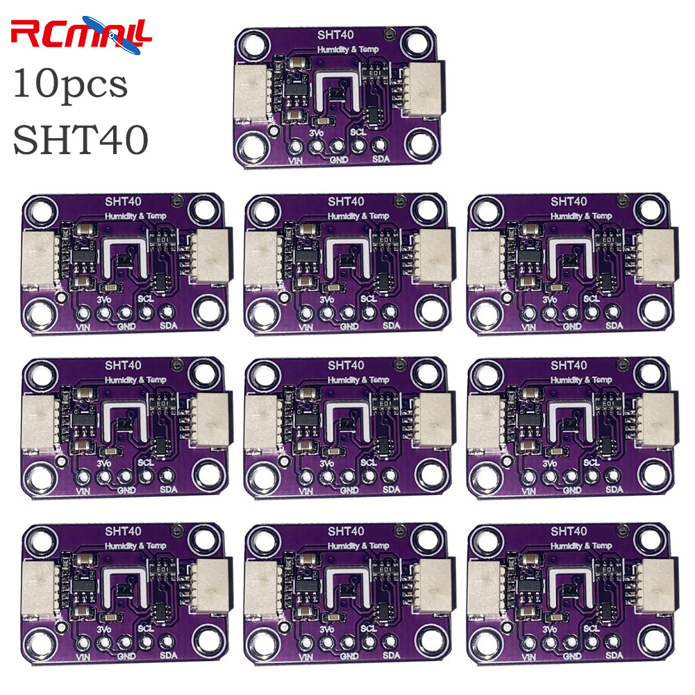 RCmall 10PCS SHT40 SHT41 Temperature and Humidity Sensor Module QWIIC