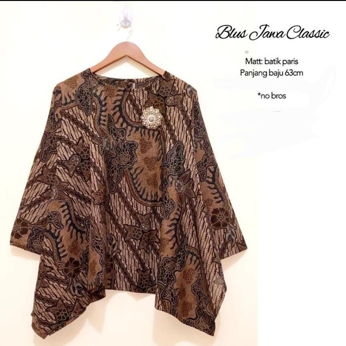 ATASAN BLUS BATIK PARIS *