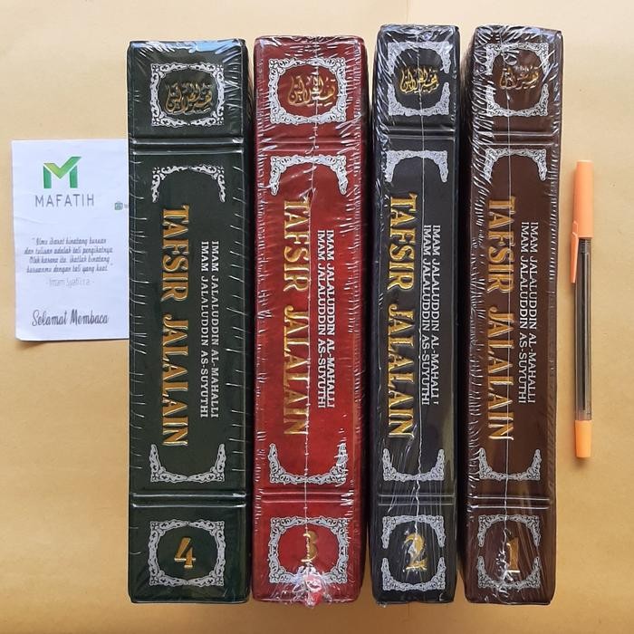 

ORIGINAL Buku Terjemah Kitab Tafsir Jalalain Jalalaen kertas CD/buram Jilid 1 2 3 4 al-Quran Sinar