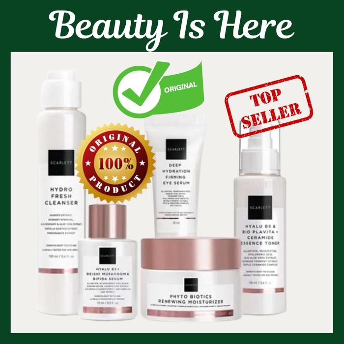 M4R7 Scarlett Whitening Age Delay Antiaging Scarlet Serum Cream Eye Toner