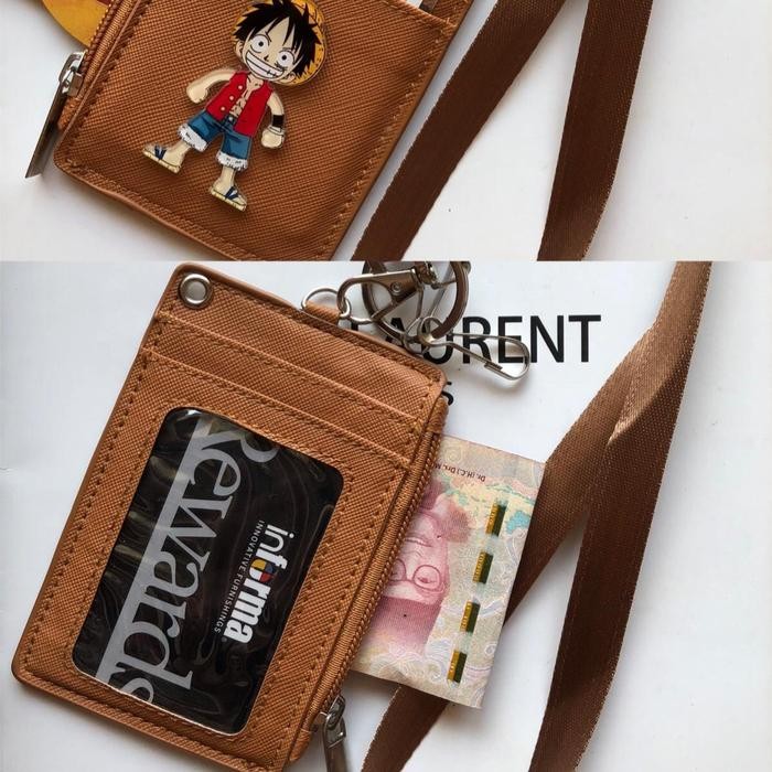 

ID card holder ONE PIECE/Money slot/dompet kartu 5 slot/lanyard/name t
