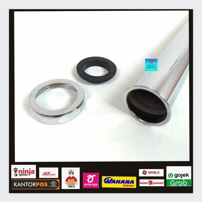 Pipa Pemanjang Sifon Wastafel 30 Cm / Pipa Penyambung Sifon Angsa Wastafel Panjang 30Cm Kode 712