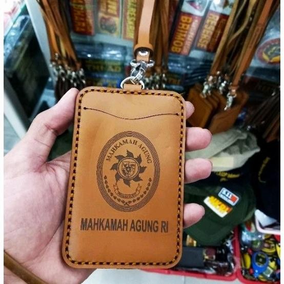 

nametag id card mahkamah agung RI kulit asli