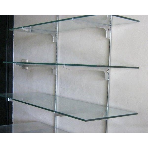 PREMIUM TIANG BRAKET PENYANGGA RAK BAJU / KACA / KAYU / REL BRAKET - TWIN